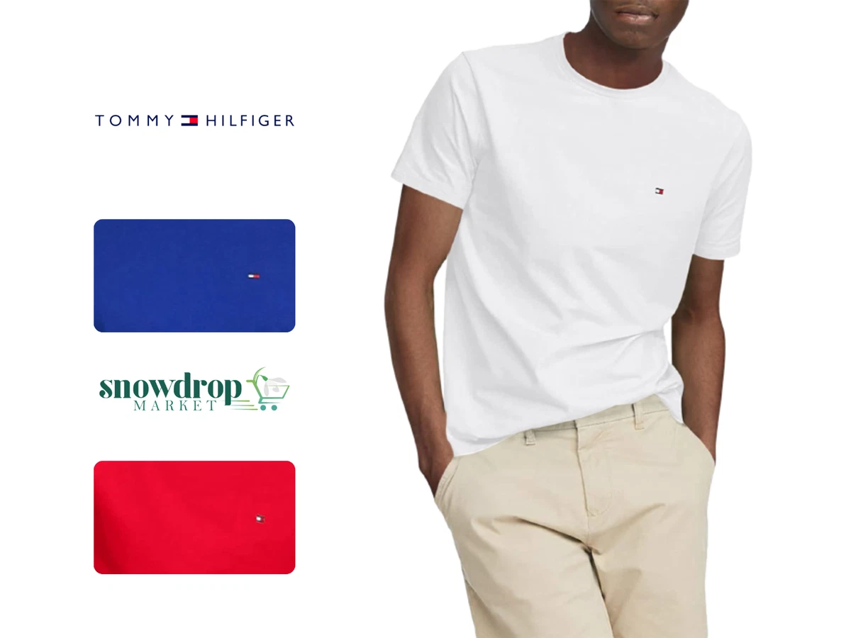 Tommy hilfiger men's hotsell flag crew tee