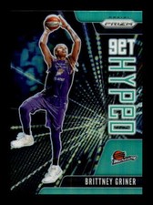2021 Panini Prizm WNBA Get Hyped Prizm Green #5 Brittney Griner Phoenix Mercury 