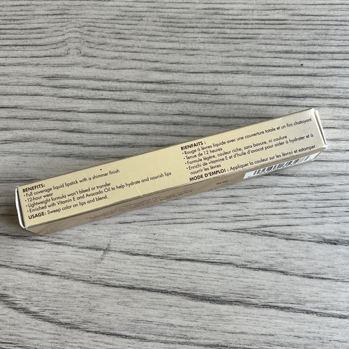 stila NEW NIB All Day Shimmer Liquid Lipstick PATINA SHIMMER Full Size 0.10 oz - Picture 4 of 7