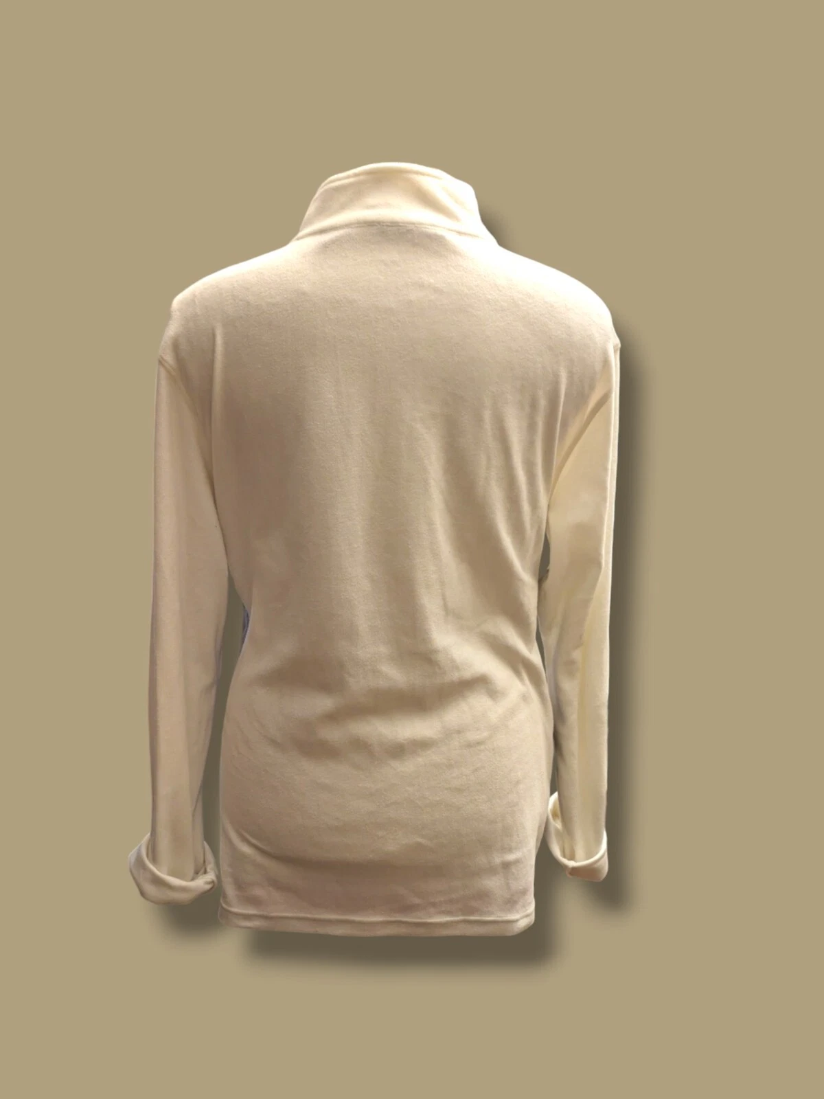 OFF WHITE Dri Duck DDX Giacca Pile Uomo Off White Pullover Quarto Zip Leggero