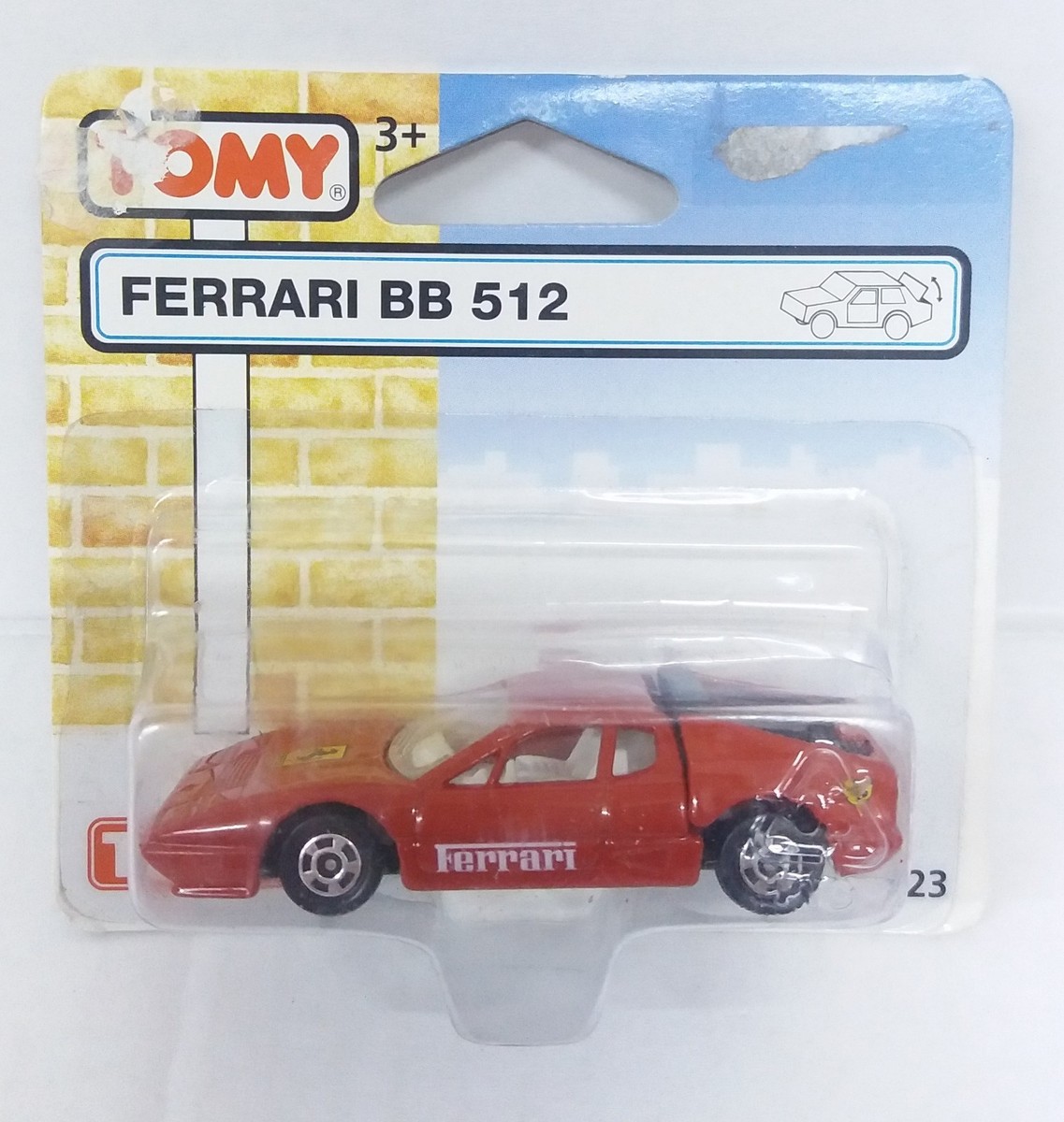 トミカ 119 フェラーリ BB 512 FERRARI 赤箱 日本製 TOMY SCALE1/62