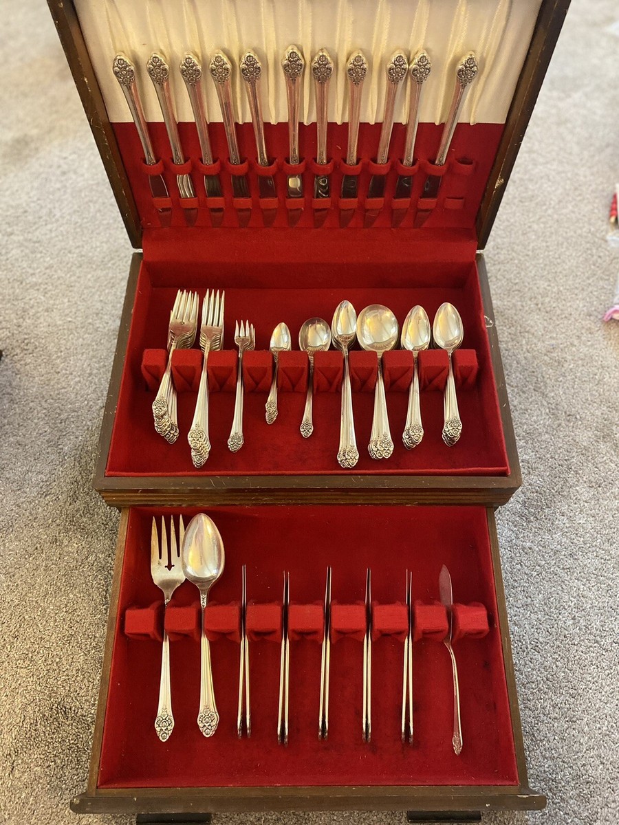 Rogers 1881 Oneida PLANTATION 115 piece set w/box Silverplate | eBay