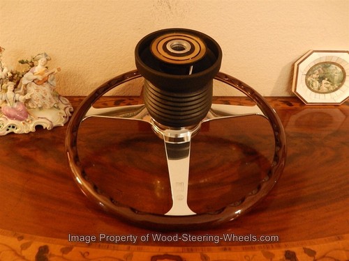 Mercedes 300 SL Wood Steering Wheel NARDI - ITALIA Model 1980 - 1985 NOS NEW - Picture 21 of 22