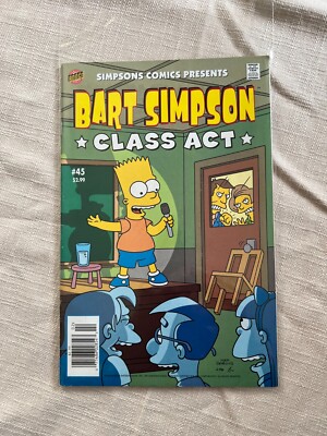 Bart Simpson Comics Class Act #45 Zeitungsstand Ausgabe Bongo Comics