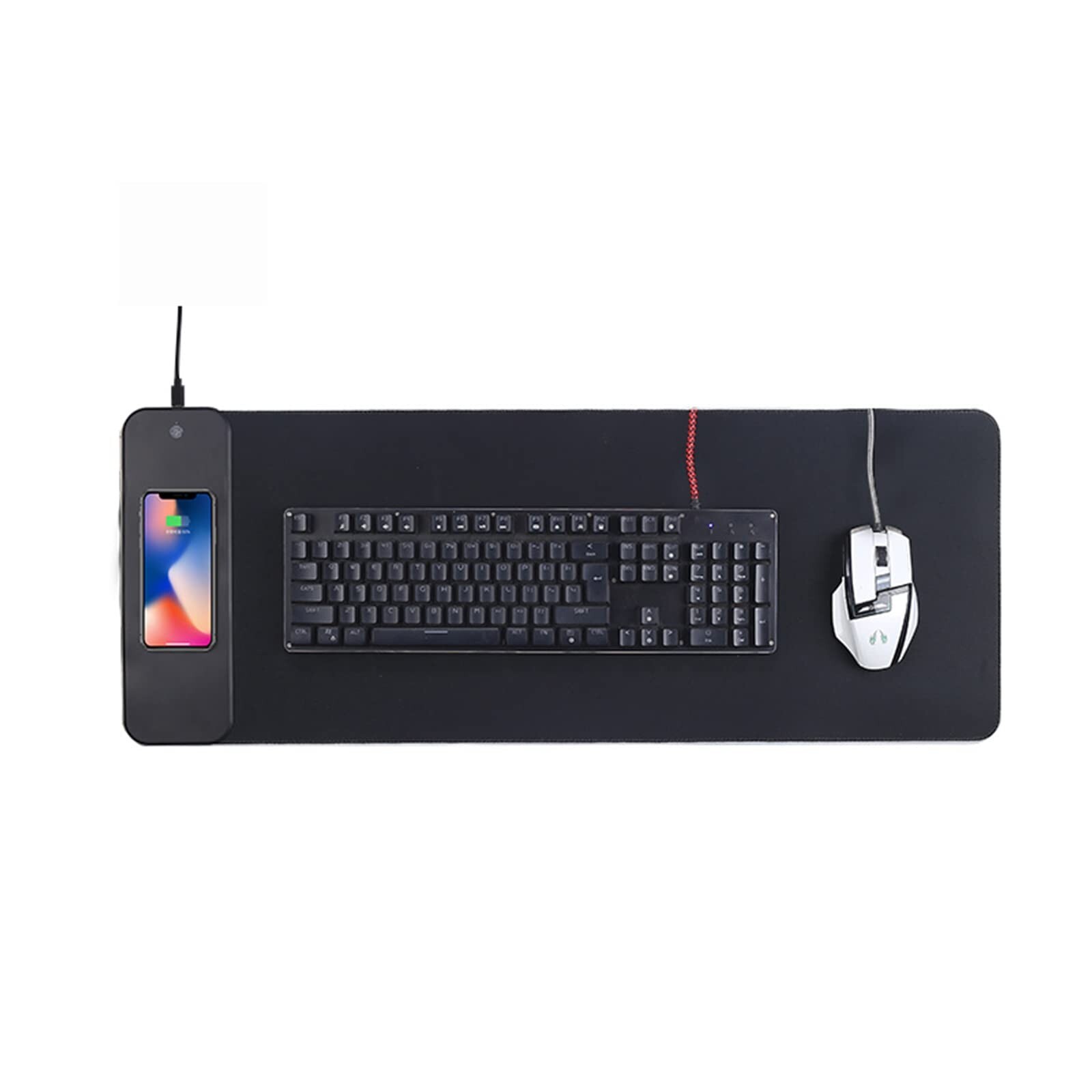 RGB Wireless Charging Gaming Mouse Pad with Fast Qi Charging-image