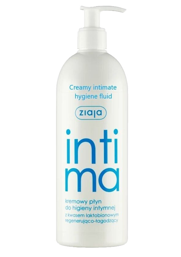 Ziaja Intima, creamy intimate hygiene fluid with lactobionic acid,500ml