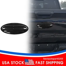 Car Black Tailgate Badge Front Grille Emblem Oval Cover Trim For Ford F150 2015+