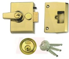Union J1097-eb-pl Nightlatch 40mm Rim Cylinder Brass Brand New Boxed