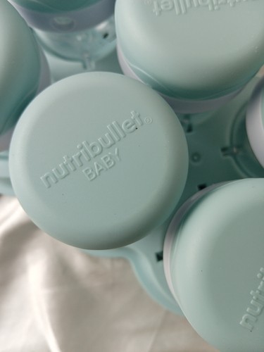 NutriBullet Set di 6 contenitori per bambini con vassoio Aqua - Foto 2 di 3