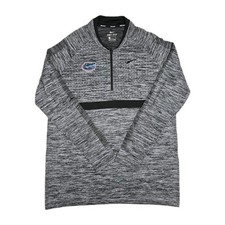 Mens Nike Golf DriFit 1/4 Zip Pullover Jacket Gray Large Florida Gators