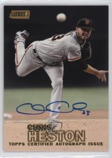 2016 Topps Stadium Club Auto Gold /25 Chris Heston #SCA-CH Auto 0b0