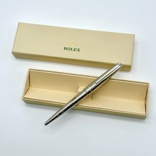 Rolex Silver Scribe Platinum Wave Cut Pen AD VIP Gift