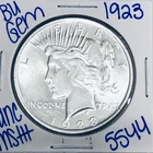 1923 BU UNCIRCULATED SILVER PEACE DOLLAR AUTHENTIC U.S. MINT FREE SHIPPING 5544