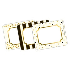 Name Badges Self-Adhesive Labels Gold Multi-Purpose 3.5"x2.75" 45 per Pkg 1532