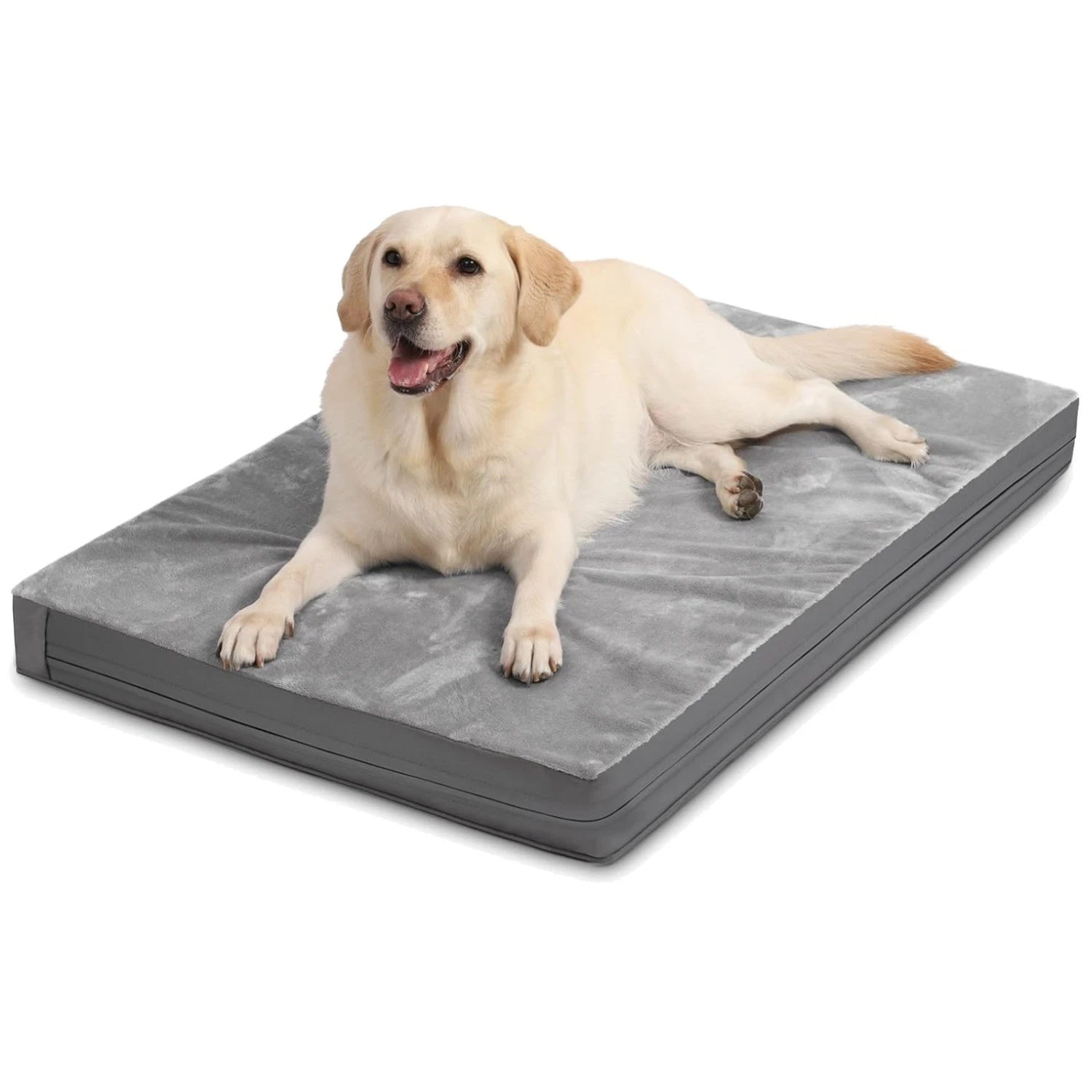 Large Dog Bed, Foam Sleeping Pad, Removable Cover
