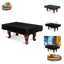 8FT Heavy-Duty Oxford Cloth Pool Table Cover Dustproof Windproof Protection
