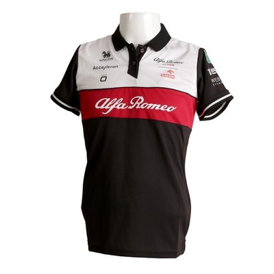 Code Zero Polo Shirt Alfa Romeo F1 Racing Team Damen Größe M Poloshirt Kurzarm