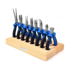 Toolour Jewelry Pliers Set Jeweler Making Tools Kit with Wood Holder,8Pcs Pro...
