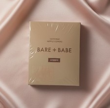 Bare Babe Large D-H Nipple Covers 1 Adhesive Pair Honey Washable Reusable