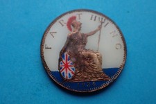 1936 Georg V., Farthing, emailliert, siehe Bilder.