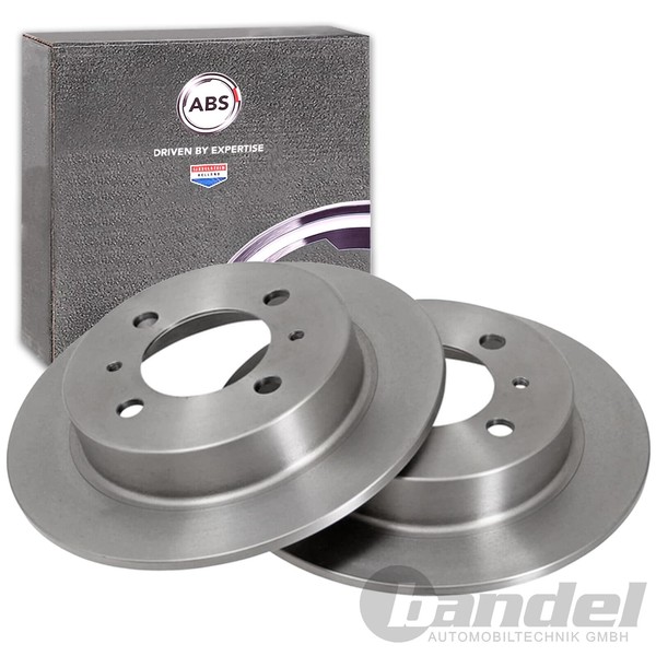 2X ABS Bremsscheiben 234Mm Voll Hinten Passend FüR Nissan 100NX Almera Sunny | 1-image