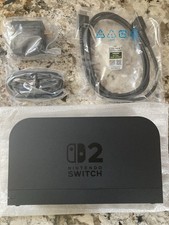 Genuine Nintendo Switch 2 Charging Dock Set USB-C  HDMI  AC Adapter BRAND NEW