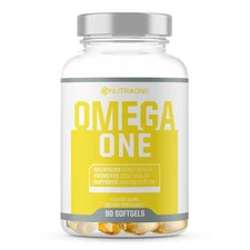 NUTRAONE NUTRITION OMEGA ONE Fish Oil Blend Heart & Joint Health 90 Softgels