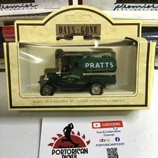 LLEDO DAYS GONE RED 1920 FORD MODEL T PRATTS MOTOR TANKER TANK TRUCK PROMO 1/50