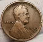 🔑  1910-S Lincoln Wheat Cent 1C, Semi-key Date, Great For Albums - LC-10AB
