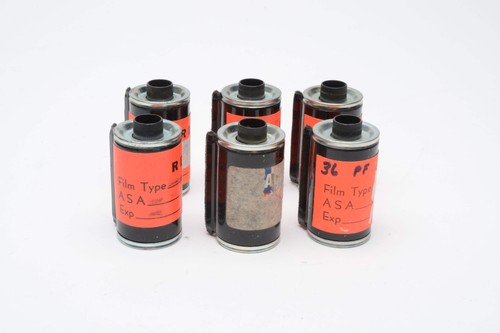 6X reloadable 35mm film canisters/cartridges/cassettes - clean