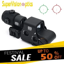 558+G43 Magnifier QD Side EXPS3-2 Holographic Red Green Dot Sight Reflex Replica