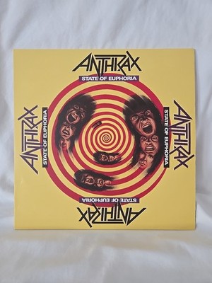 Anthrax State Of Euphoria 30th Anniversary Vinyl 2 LP MINT Limited