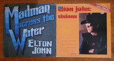 Elton John LOT Visions Laser Disc Movie VG Video Madman Across The Water LP VG