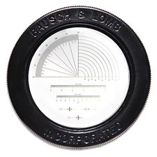 Bausch  Lomb 81-34-36 Magnifier Measuring Scale, 3/4 In
