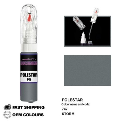FÜR POLESTAR STORM 747 Touch Up Lackstift Pinsel Fix Kit Kratzer Chip Set