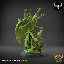BoneMancer | Undead | 3D Printed Miniature | Clay Beast Creation |