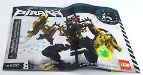 Lego Bionicle Piraka Reidak The Tracer 8900 With Canister