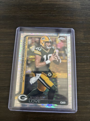 #ad 2025 Topps Chrome Jordan Love #109 Pulsar Refractor $1.99