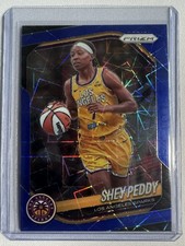 2025 Panini Prizm WNBA #136 Shey Peddy Blue Velocity Prizms