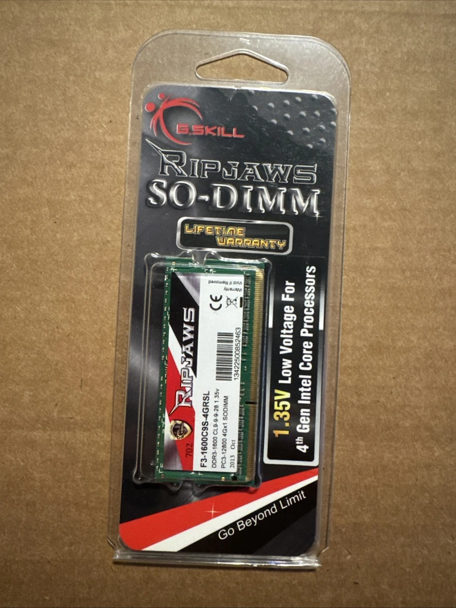 Las mejores ofertas en G. SKILL PC3-12800 (DDR3-1600) 4 GB de RAM