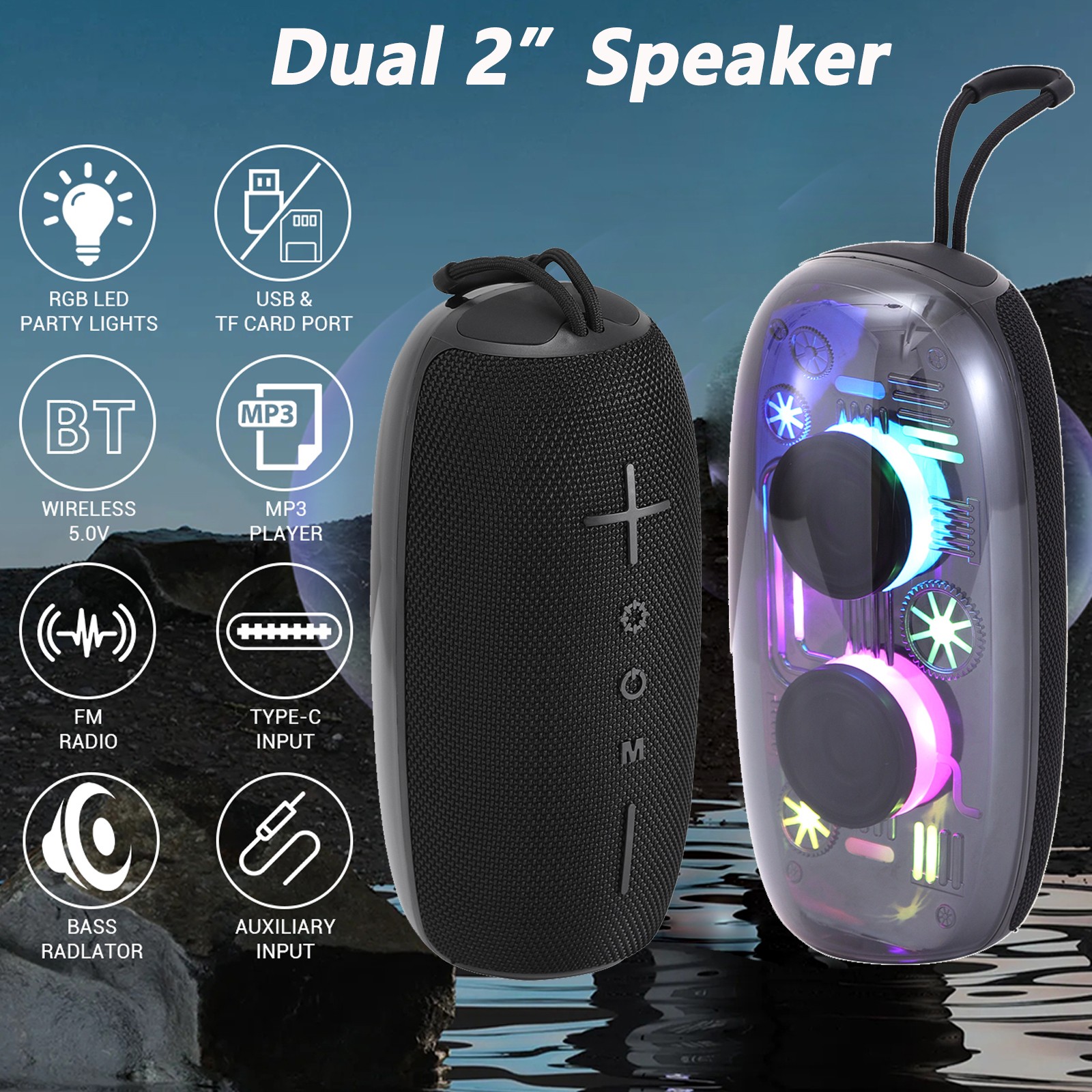 Mini Portable Dual 2