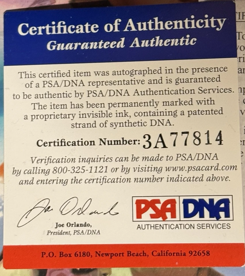 Rowdy Roddy Piper & Superfly Jimmy Snuka Signed Coconut PSA/DNA COA WWE - Image 3 of 4