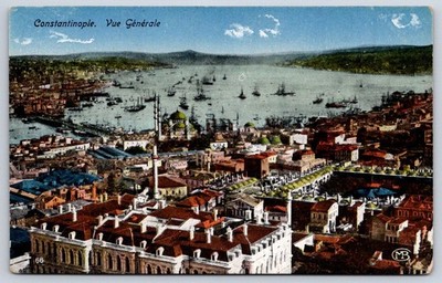 Antique Turkiye Postcard ISTANBUL Constantinople Vue Generale 1910