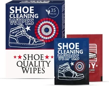 Sneaker Cleaner Wipes Cleaning Disposable Travel Portable Dirt Removal 35 Packs