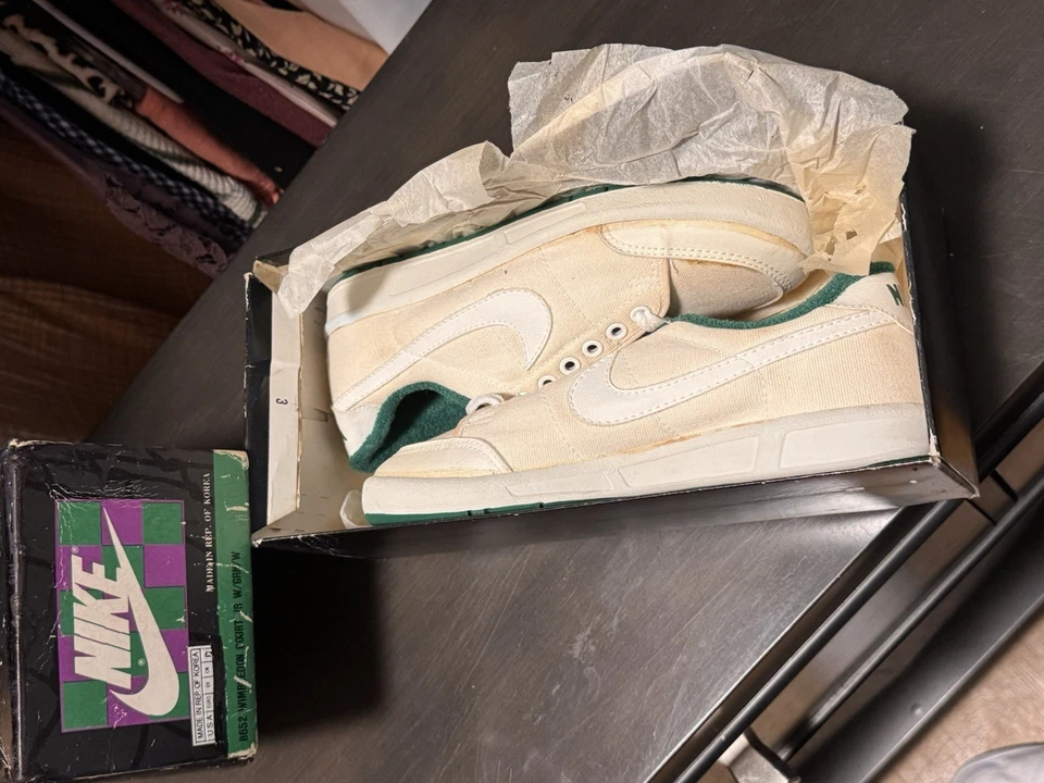 1986 Nike “ Mac Attack “ John McEnroe Wimbledon Size 4.5 Men’s ~ New w/ BOX $225 - Image 4 of 4