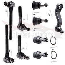 9pcs Front Ball Joints  Pitman Arm Tie Rod End For 1994-1999 Dodge Ram 2500 3500