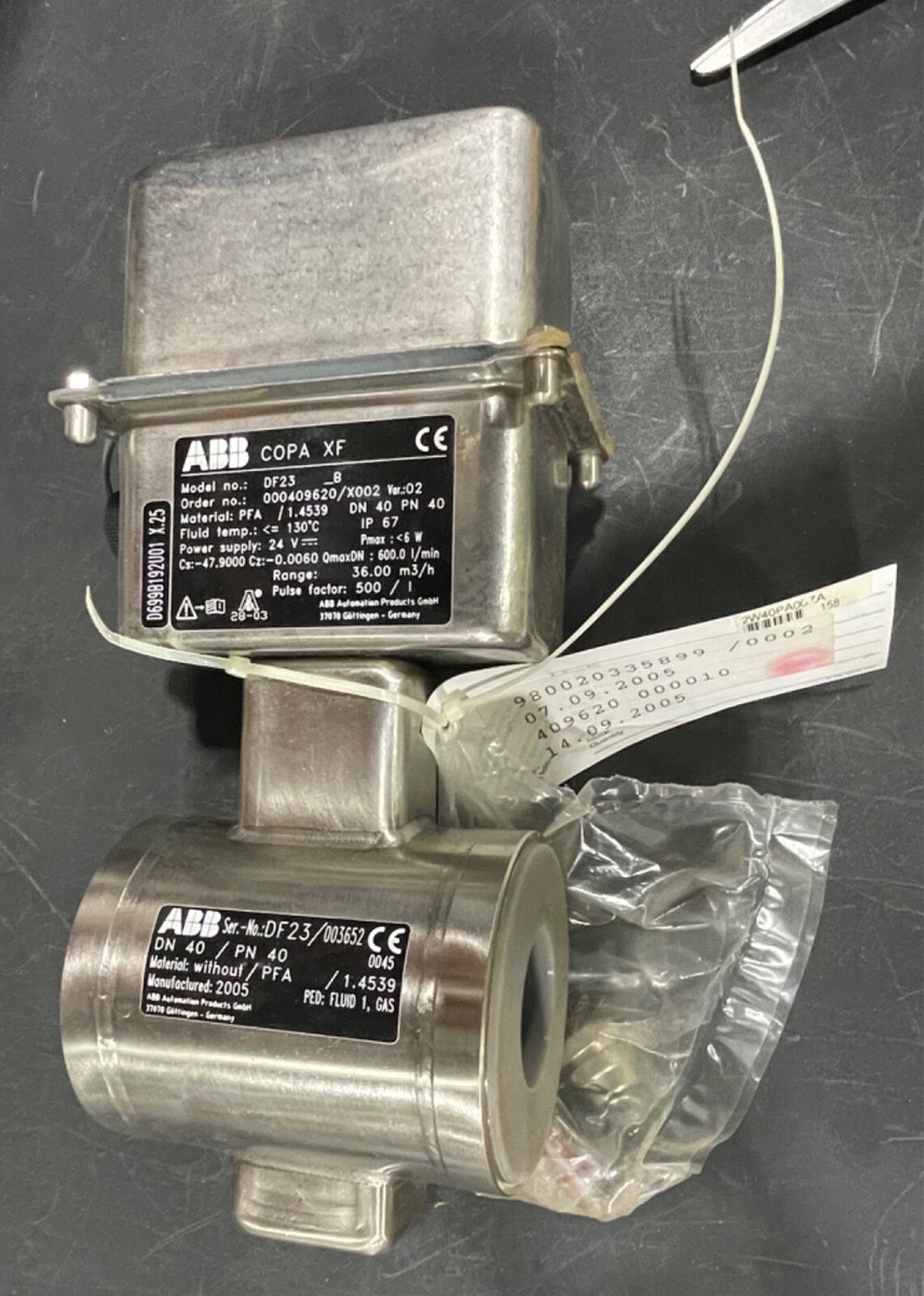 ABB COPA-XF DF23 electromagnetic flow meter used | eBay