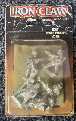 Ultra Rare Warhammer 40k Rogue Trader Iron Claw Miniatures IC301 Space Pirates 