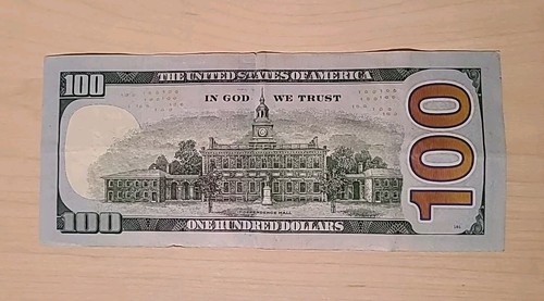 100 Dollar Bill Federal reserve Star Note CONSECUTIVE DIGIT A LI 02143536 * 2009 - Picture 2 of 2