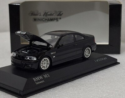 BMW M3 (e46) Coupe 2000 Black 1:43 Minichamps 431020020